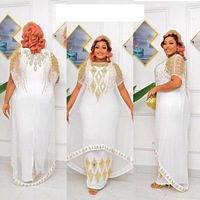 Robe longue femme C251021 effet deux-pièces, douce, naturelle, écologique, avec strass, grande taille, pour soirée, vente en gros