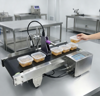 Nouvelle imprimante jet d'encre intelligente multilingue, machine de codage de date par code-barres sur convoyeur avec encre à séchage rapide