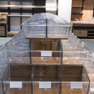 Gỗ siêu thị kệ trưng bày gỗ-thép Tủ thực phẩm hiển thị đứng kẹo và anack giá - Product Image 2