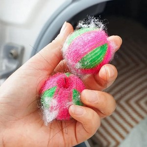 Filtro de pelo reutilizable para <span class=keywords><strong>lavadora</strong></span>, recogedor flotante de pelo de mascotas, eliminador de manchas de ropa, bolas de limpieza para lavandería - Product Image 4