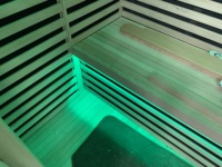 Salle de sauna intérieure, sauna sec intérieur pour 1 personne, accepte la personnalisation, source d'usine, sauna sec traditionnel intérieur à vendre