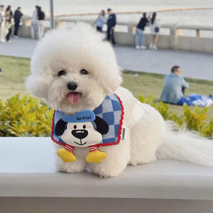 Baberos para mascotas, chales, baberos bonitos para perros, bufandas y accesorios para fotografías para perros pequeños y medianos, perros Teddy Bear y West - Product Image 3