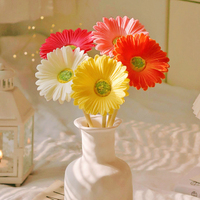 Bunga aster PU Gerbera multi Warna untuk Natal Tahun Baru dekorasi rumah pesta pernikahan & dapur dan rangkaian bunga