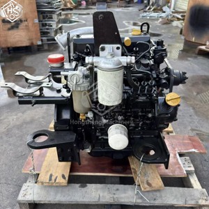 Ensemble moteur diesel d'occasion remanufacturé 3TNE88 3 cylindres, pièces détachées pour machines de construction Yanmar. - Product Image 3