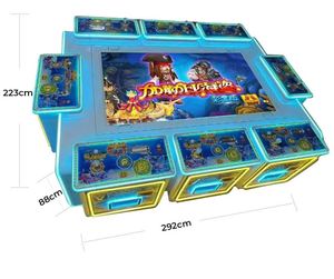 Arcade Hunter Fish Table, machine de pêche à jetons avec loterie métallique, garantie 1 an, grand jeu vidéo pour usage intérieur - Product Image 2