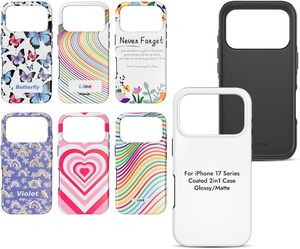 Fundas Protectoras de Goma para iPhone 17 Pro Max, para Sublimación e Impresión Personalizada con Fotos DIY - Product Image 1