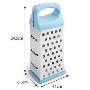 Rallador manual multifunción de acero inoxidable para cocina, Cortador manual para fruta, verdura, queso, 4 lados - Product Image 1