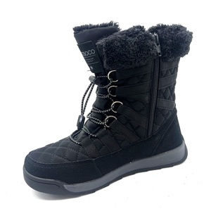 High-top Elastic <strong>Pull</strong> Rope Winter Snow <strong>Boots</strong> Outdoor Snow Play <strong>Waterproof</strong> Non-slip Cotton Shoes - Product Image 2