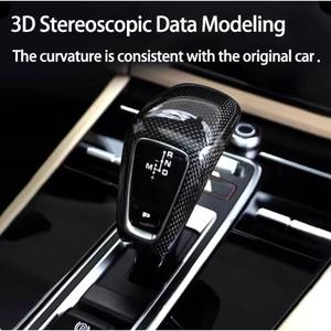 Vente flash : Couvercle de levier de vitesse en fibre de carbone authentique pour Porsche Cayenne, remplacement adapté. - Product Image 5