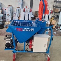 Machine à pulvériser le plâtre modèle M9, pulvérisateur de plâtre à mélange automatique pour chantier de construction, revêtement en plâtre