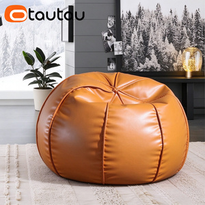Funda <span class=keywords><strong>de</strong></span> Puf Reclinable Impermeable <span class=keywords><strong>de</strong></span> Piel Sintética Moderna OTAUTAU DD038, No Requiere Relleno - Product Image 5
