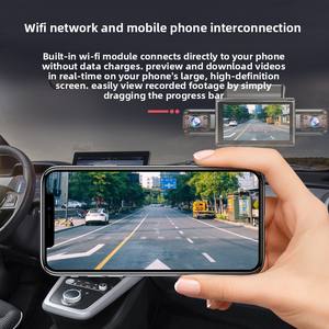 Dash <span class=keywords><strong>Cam</strong></span> DVR per Auto di Alta Gamma 1080P HD con Schermo da 3.0\", Angolo di 170°, Modello Privato a 4 Obiettivi, Registratore con Visione Notturna, Immagine Retromarcia, MicroSD - Product Image 5