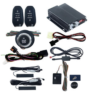 8100 CAN BUS <span class=keywords><strong>OBD</strong></span> PKE Alarme intelligente Allumage Démarreur Verrouillage Télécommande Alarme pour Peugeot <span class=keywords><strong>308</strong></span> 408 3008 Système de démarrage par poussée - Product Image 1