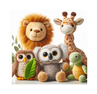 Prix bon marché Offre Spéciale lapin lion girafe pingouin jouets en peluche pour bébé