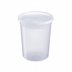 Contenitore per Zuppa Premium da 32oz in PP con Coperchio in PE, Impilabile, per Conservazione Alimenti in Cucina e Mantenimento della Freschezza - Product Image 1