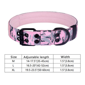 Chất Lượng Cao Nhiệm Vụ Nặng Nề Kim Loại Khóa Pet <span class=keywords><strong>Dog</strong></span> Đào Tạo Cổ Áo Lớn Chó Cổ Áo Chiến Thuật Con Chó Cổ Áo - Product Image 4