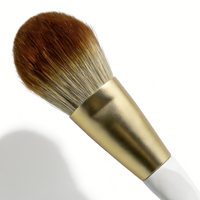 Pinceau à blush synthétique doux avec logo personnalisé, faible MOQ, pinceau cosmétique pour le visage, outils de maquillage