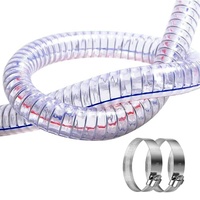 Tuyau en PVC/PU transparent ID6mm-300mm Anti-gel Tube à vide pour l'industrie alimentaire Machine à tube Tuyau