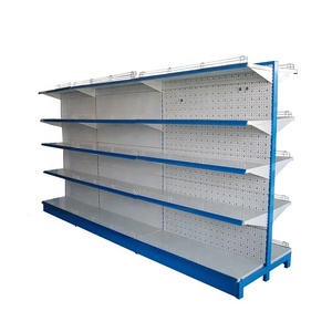 Bom Preço Aço Gondola Equipment Exibe rack Bracket Rack Supermercado gôndola prateleiras