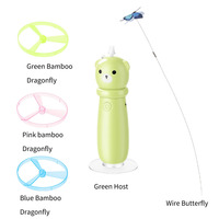 Lanceur de disques volants pour chat, moderne et luxueux, rechargeable, automatique, amusant, interactif, motif de dessin animé, TPR sûr et souple