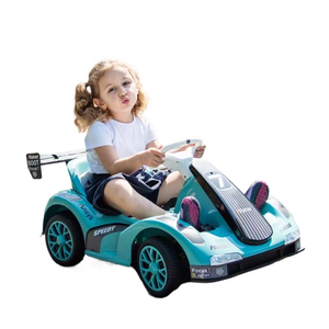 รถโกคาร์ทไฟฟ้าสำหรับเด็ก ลดราคาพิเศษ เด็กเล็กสามารถขับได้ รถดริฟท์สำหรับเด็ก รถแข่งโกคาร์ทสี่ล้อสำหรับเด็ก - Product Image 1