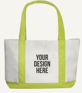 Bolsa de Mano de Lona de Algodón Cuadrada Ecológica al por Mayor con Asas de Cuero Resistentes para el Trabajo o Promociones - Product Image 5