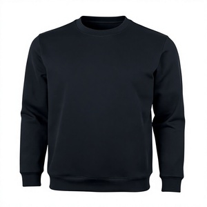 Mens Solid Color Crew Neck Pullover Sweatshirt Regular Fit Long Sleeve <b>Hoodie</b> for Winter Casual Wear Wholesale Rate OEM - Product Image 1