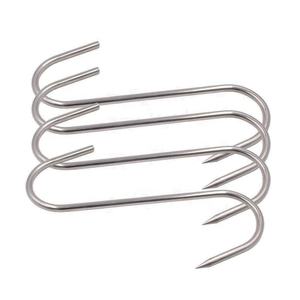 FULE yüksek kalite paslanmaz çelik et kancası raylar için <span class=keywords><strong>Butchering</strong></span> dükkanı Metal S kasap kanca et - Product Image 1