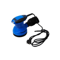 Lijadora Orbital Eléctrica de 350W, 125mm, 6 Velocidades Variables, Máquina de Pulir Madera con Bolsa de Polvo Autoaspirante