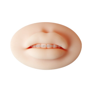 Peau d'entraînement en silicone 3D à bouche ouverte pour maquillage semi-permanent, tatouage, microblading des lèvres (PMU) - Product Image 1