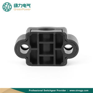 Collier de câble monobrin K13/25 pour appareillage électrique, support de fixation de câble réglable, ignifuge PA, fixation à deux boulons, pince de câble noire - Product Image 4