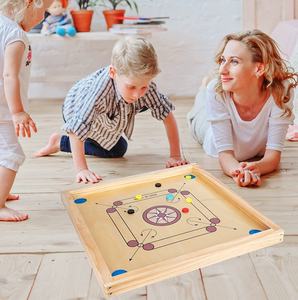 Wooden <strong>Carrom</strong> Board Full Large Size With Wooden Board <strong>Carrom</strong> Coin and <strong>Striker</strong> Children's <strong>Carrom</strong> Board Game - Product Image 2