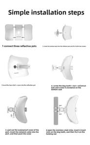 Puente Inalámbrico AP para Exteriores de Larga <span class=keywords><strong>Distancia</strong></span> Ubiquiti LBE-5AC-Gen2 5GHz LiteBeam AC Gen2 <span class=keywords><strong>23dBi</strong></span> CPE UBNT LBE-5AC-Gen2 5G 11ac Gigabit - Product Image 3