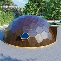 RAXDOME Tente dôme en verre géodésique isolée personnalisée pour l'éco-glamping en Europe