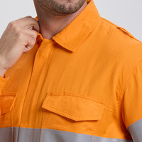 Vêtements de travail de mine de charbon à haute visibilité salopette minière vêtements à arc ignifuges uniformes CAT2