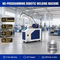 Cobot de Soldadura con Sensores Anticolisión, Alineación Automática de la Antorcha, Potencia de Soldadura de 350A 500A para Acero y Aluminio