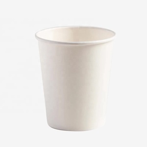 Gobelets à café en papier personnalisés, jetables, à paroi simple, avec couvercles, gobelets à café jetables avec couvercles - Product Image 3