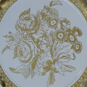 Bộ đồ ăn và đồ dùng bàn ăn dùng một lần kiểu cổ điển châu Âu, bộ sưu tập đĩa giấy cổ điển dùng cho các bữa tiệc - Product Image 2