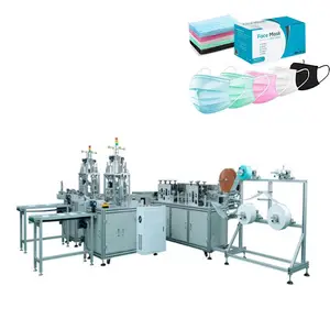 Facial Mask 3 ply Equipment for production Disposable Medical Non Woven Face Mask Full Automatic Making Machine