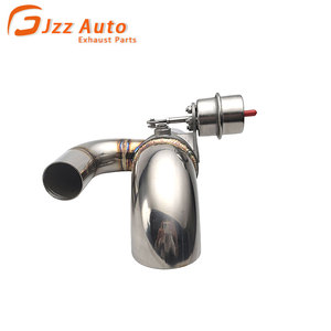 Sistema de Escape de 3 Pulgadas con Entrada Única y Salidas Dobles, Válvula de Mariposa de Vacío, Kit de Escape con Válvula de Acero Inoxidable para Modificación de Silenciador - Product Image 1