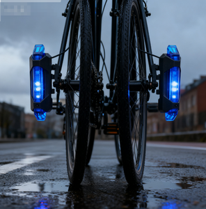 Feu arrière de vélo à chargement USB, lumière d'avertissement clignotante, feu arrière LED pour la conduite nocturne, équipement de vélo de montagne - Product Image 4