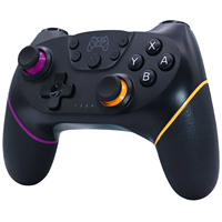 Manettes de jeu sans fil en gros pour la vente en usine avec retour de vibration, disponibles en plusieurs couleurs et dotées de détection de mouvement pour Switch
