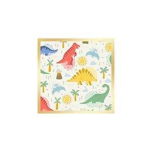 DAMAI - Decoración para Fiesta de Cumpleaños de Dinosaurios, Juego de Vajilla Desechable con Diseño de Dinosaurios, Platos, Vasos y Servilletas para Fiestas Infantiles con Temática de Dinosaurios - Product Image 5