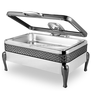 XINGPAI Fournitures de restauration <span class=keywords><strong>Dubaï</strong></span> – Plats de maintien au chaud pour buffet, en acier inoxydable, hydrauliques, 9L, pour la restauration - Product Image 1