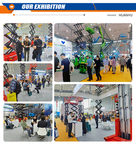 Dua motor gunting pengangkat kecil dapat bergerak dengan mudah aman mesin angkat dengan kecepatan penggerak yang wajar - Product Image 5