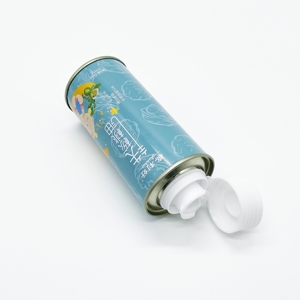 Boîtes en fer blanc personnalisées de 150 ml pour huile d'olive, qualité alimentaire, avec couvercle en plastique et impression offset - Product Image 3