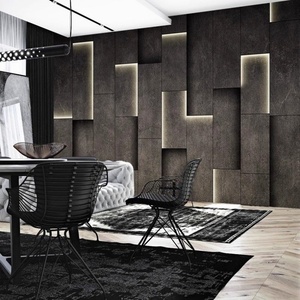 Panneau mural décoratif imitation pierre, revêtement mural extérieur en PU, autocollants muraux légers, papier peint 3D - Product Image 2
