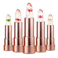 Bálsamo Labial Vegano de Alta Calidad con Sabor a Fruta, Color Cambiante, Lápiz Labial Mágico de Cristal
