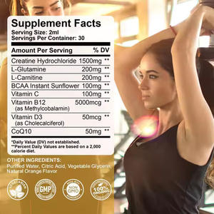 OEM creatina cloridrato di energia liquida potenziatore di allenamento integratori di creatina monoidrato liquido gocce - Product Image 6