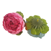 Tête de fleur artificielle en soie de pivoine de 5 cm pour l'arrangement floral et les murs de fleurs de mariage